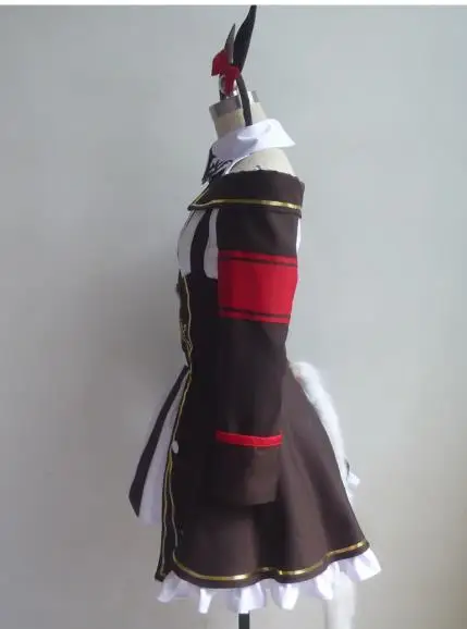 Pretty Derby Curren Chan Cosplay Costume Uniform Set Cosplay Halloween Christmas men women costume with stocking