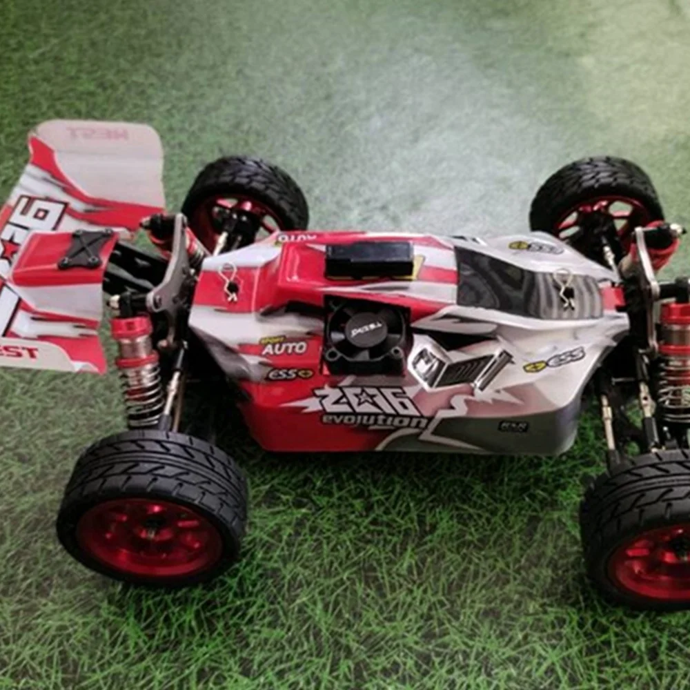 مروحة تبريد بغطاء مبدد حرارة المحرك BAAA لـ Wltoys 144001 124019 124018 124016 104001   سيارة RC 540 550 3650 بالوعة الحرارة للمحرك، 1