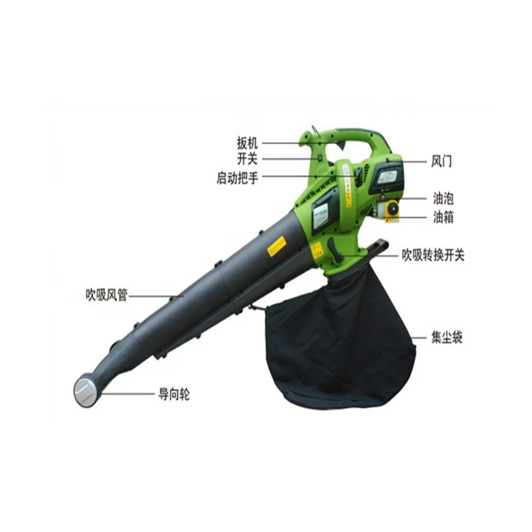 Yard blower and vacuum cleaner Two-stroke portable 1000w gasoline blower and Three-in-one equipment for sale