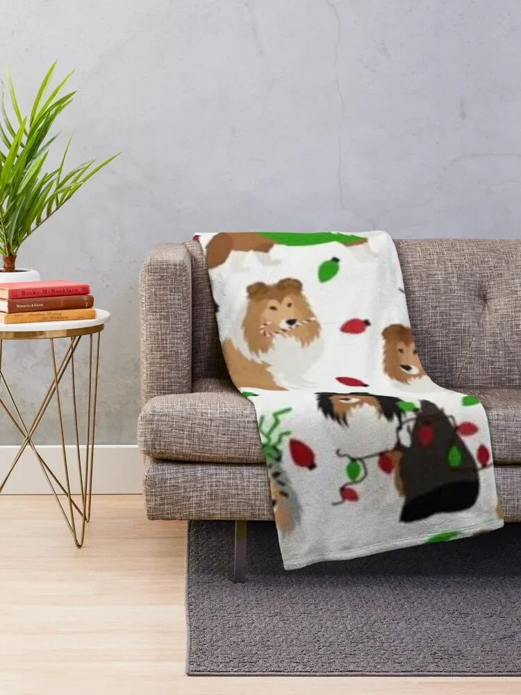 SHELTIE Throw Blanket Hairy Fashion Sofas Blankets