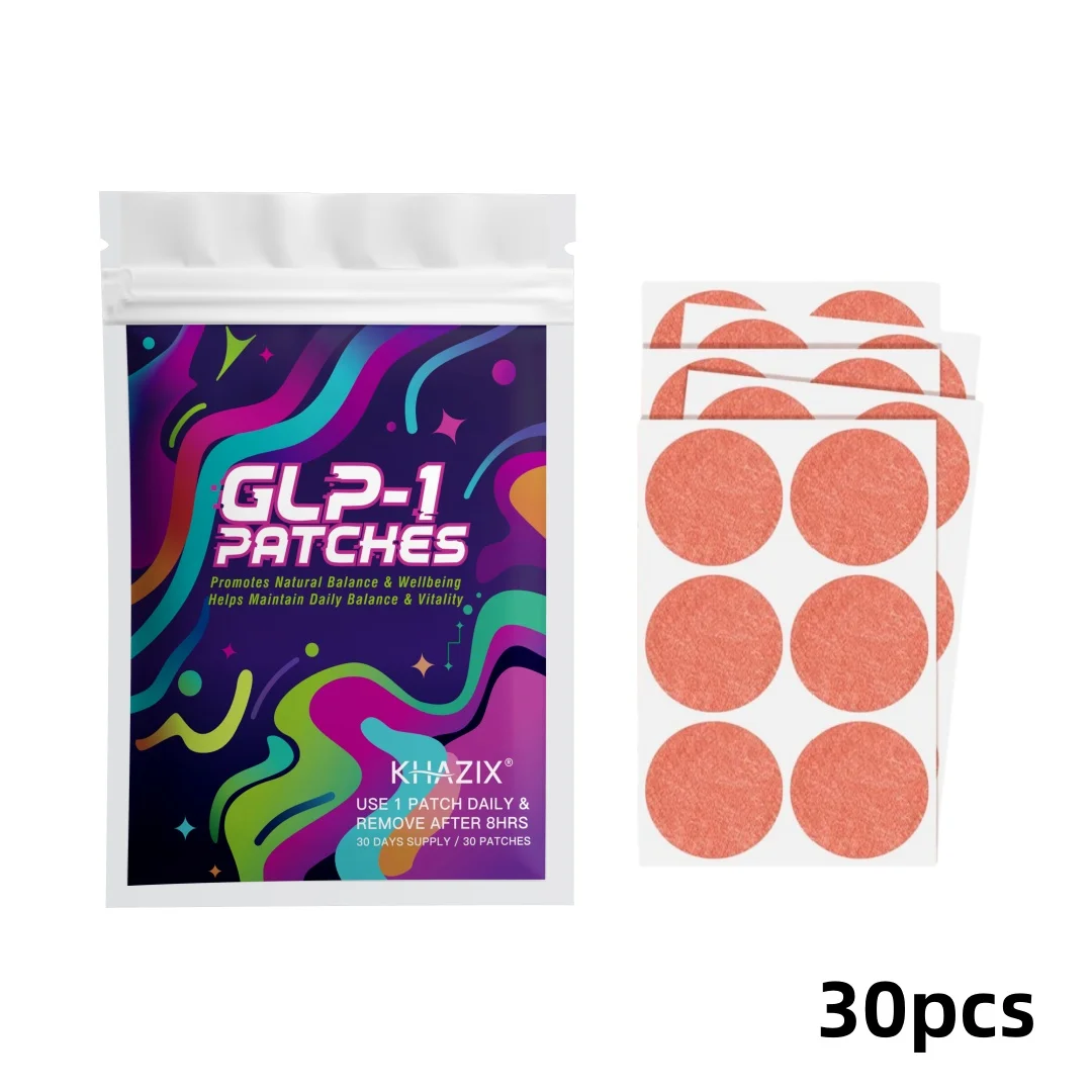 30Pcs Energy Patches Natural Ingredients Vegan Friendly Daily Energy Boost Patch Portable Body Stickers for Work Travel Sports