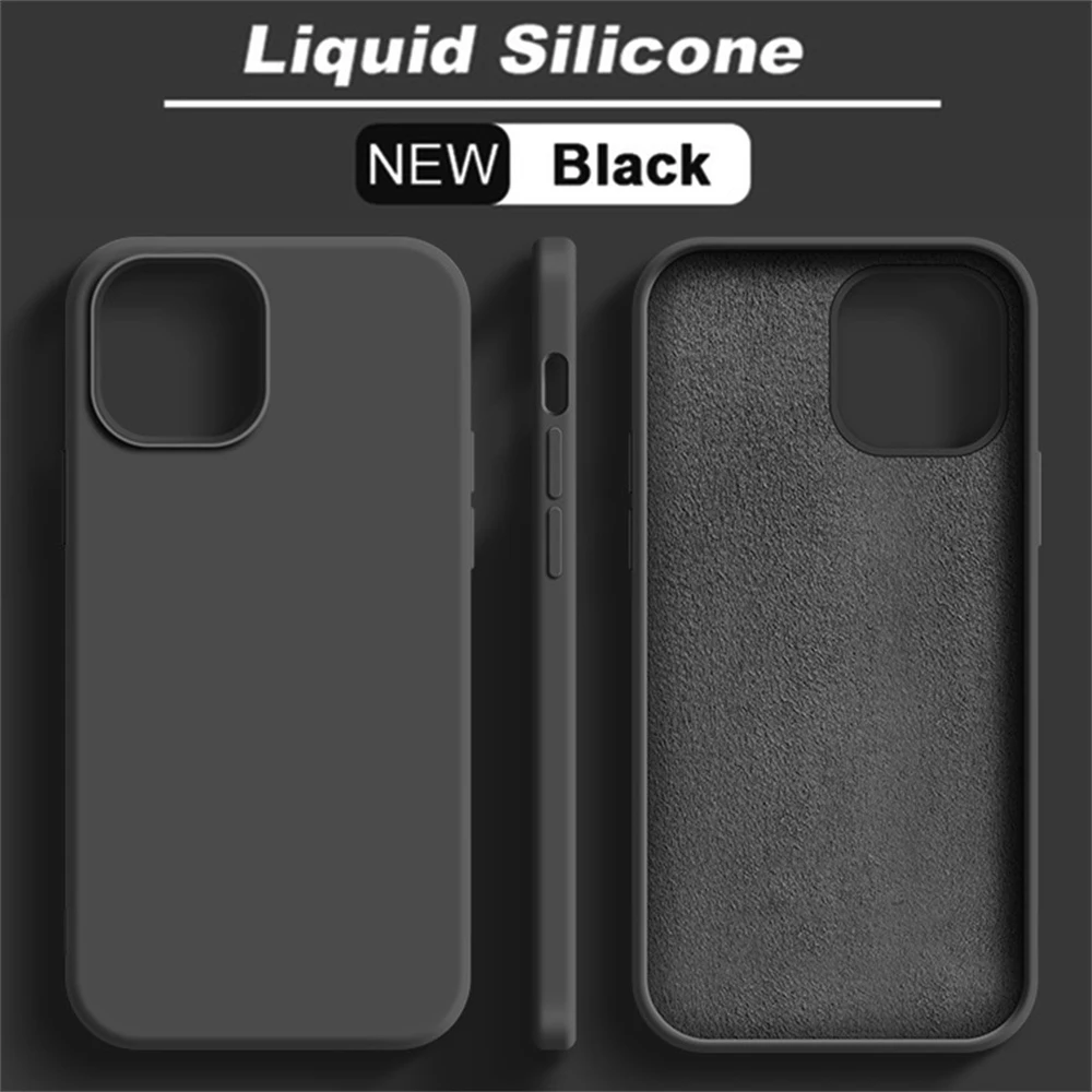 Weicher, glatter Schutz, stoßfeste Rückseite für iPhone 16 Pro Max 15 14 11 12 13 Mini 7 8 Plus XR XS Bonbonfarbene Handyhülle