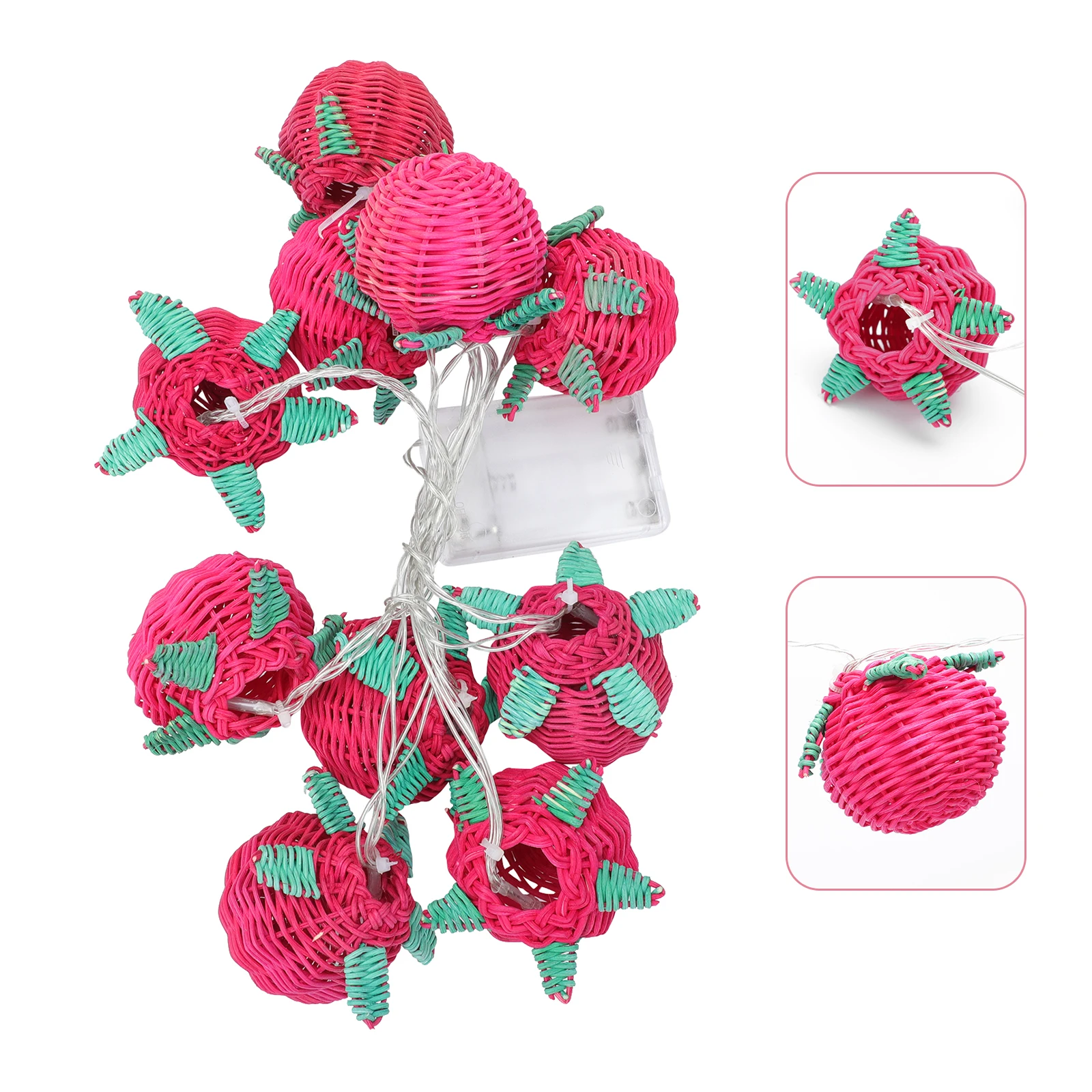 

Premium Rattan Led Light String Waterproof Decorative Ornament Wedding Christmas Outdoor Party Holiday Home Bedroom Box