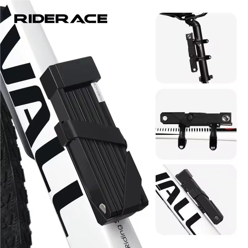 Radfahren Kettenschlösser, faltbares Fahrradschloss, tragbar, hohe Sicherheit, Diebstahlschutz, MTB, Fahrrad, Roller, elektrisch – Detail 10