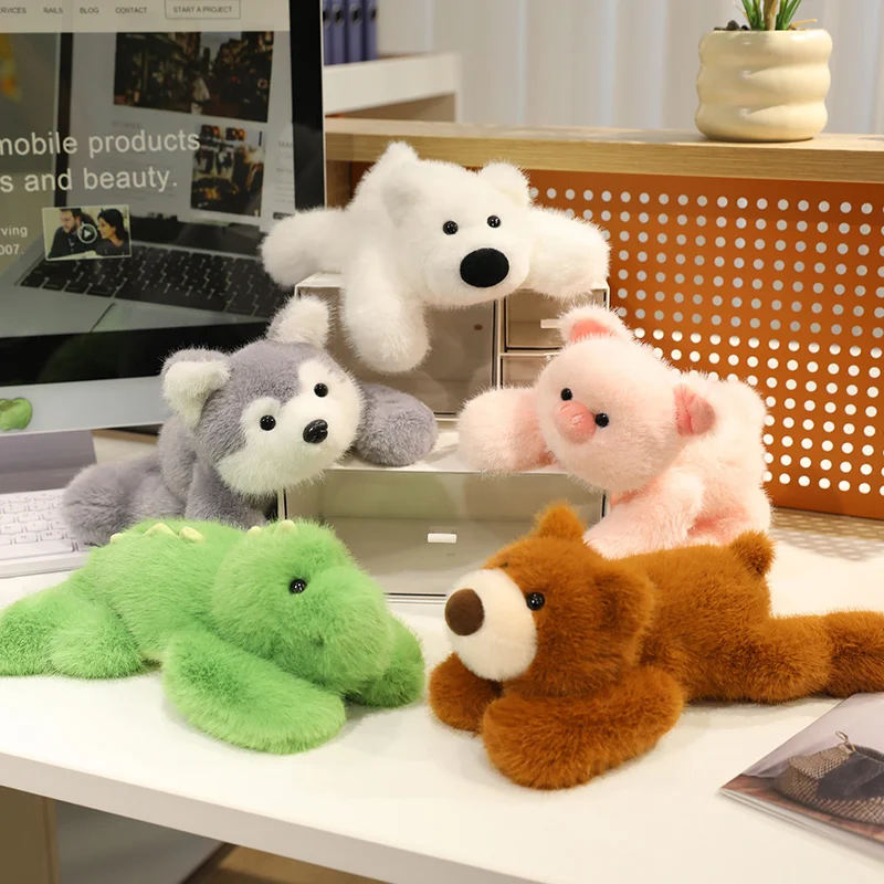 

Soft Plush Stuffed Animal Toys Dinosaur Husky Mouse Pad Plush Toys To Soothe Dolls Surprise Gifts