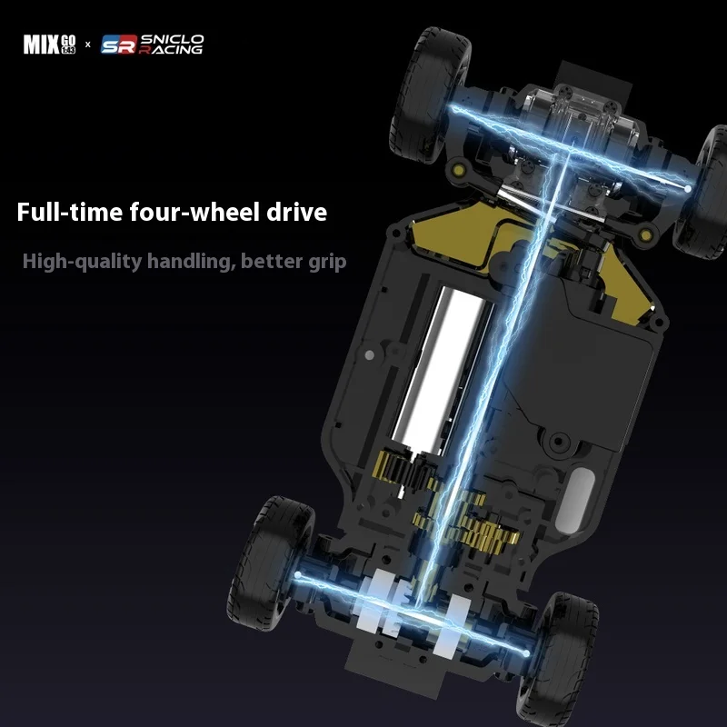 Sniclo 1/43 Mg044 Fpv 4wd coche Rc con vista para primera persona con giroscopio y coche de deriva diferencial con cámara juguete de carreras para niños