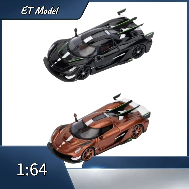 ET Model 1:64 Super Sports Car, Cast Aluminum Body, Boys' Toy, Adult Collectible, Festival Gift.
