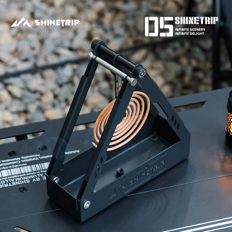 Outdoor Tactical Triangle Lamp Box ShineTrip Camping Stainless Steel Acrylic Profession Military-Grade Light Matrix Storage Case