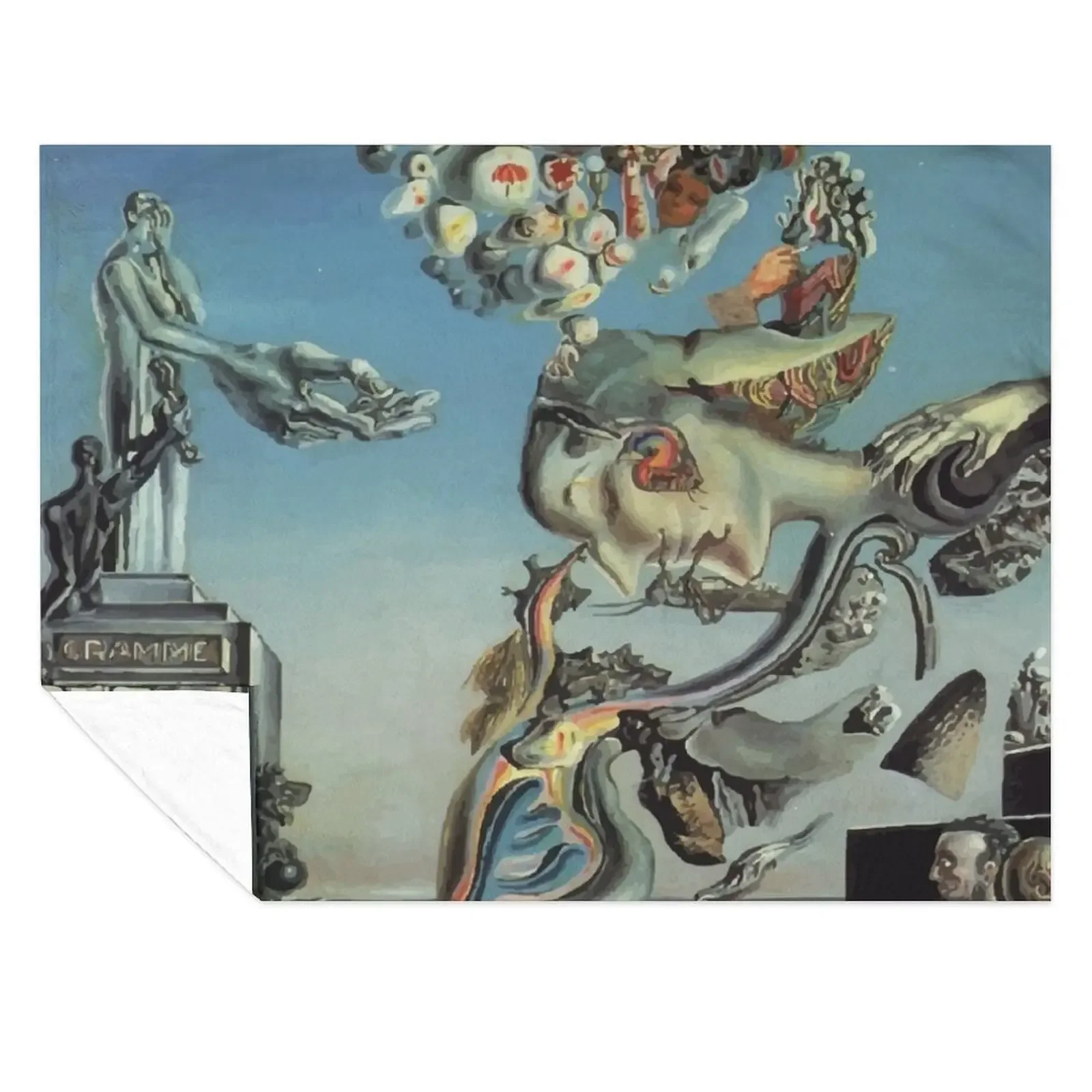 

Salvador Dali | Playing in the Dark Throw Blanket Luxury Giant Sofa Thin Soft Big Blankets