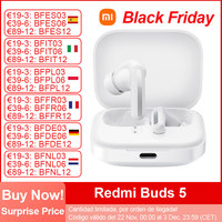 Xiaomi Redmi Buds 5 Bluetooth Earphone, BT5.3 Wireless Earphone, AI Noise Cancelling for Calls, Dual-device Connectivity