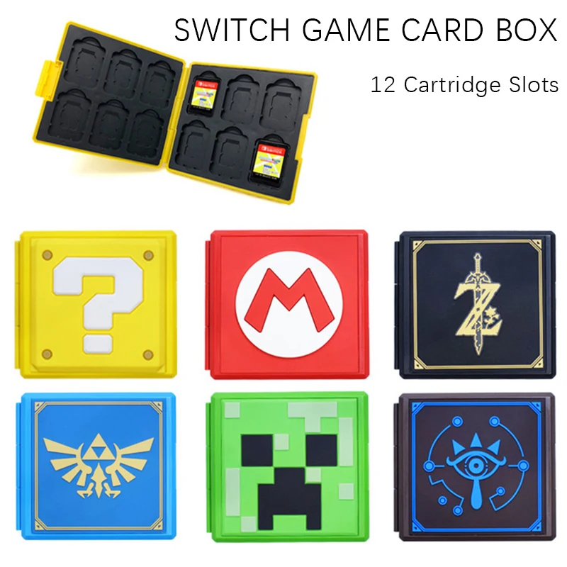 

Game Card Case For Nintendo Switch With 12 Cartridge Slots Portable Game Card Holder