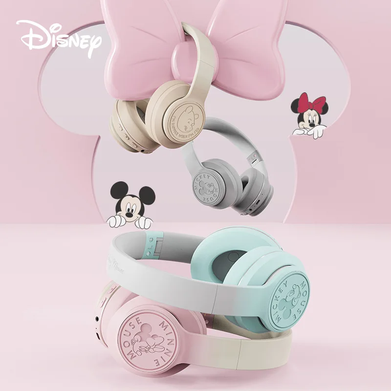 

Disney Anime Mickey Mouse D13 Hifi Stereo Over The Ear Headphone Wireless Bluetooth Earphones Music Headset Noise Reduction Gift