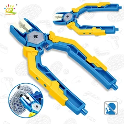 HUIQIBAO Dismantled Device Building Blocks Technical Series Accessories Pliers Tongs Tool Bricks Parts Toys For Children Kids