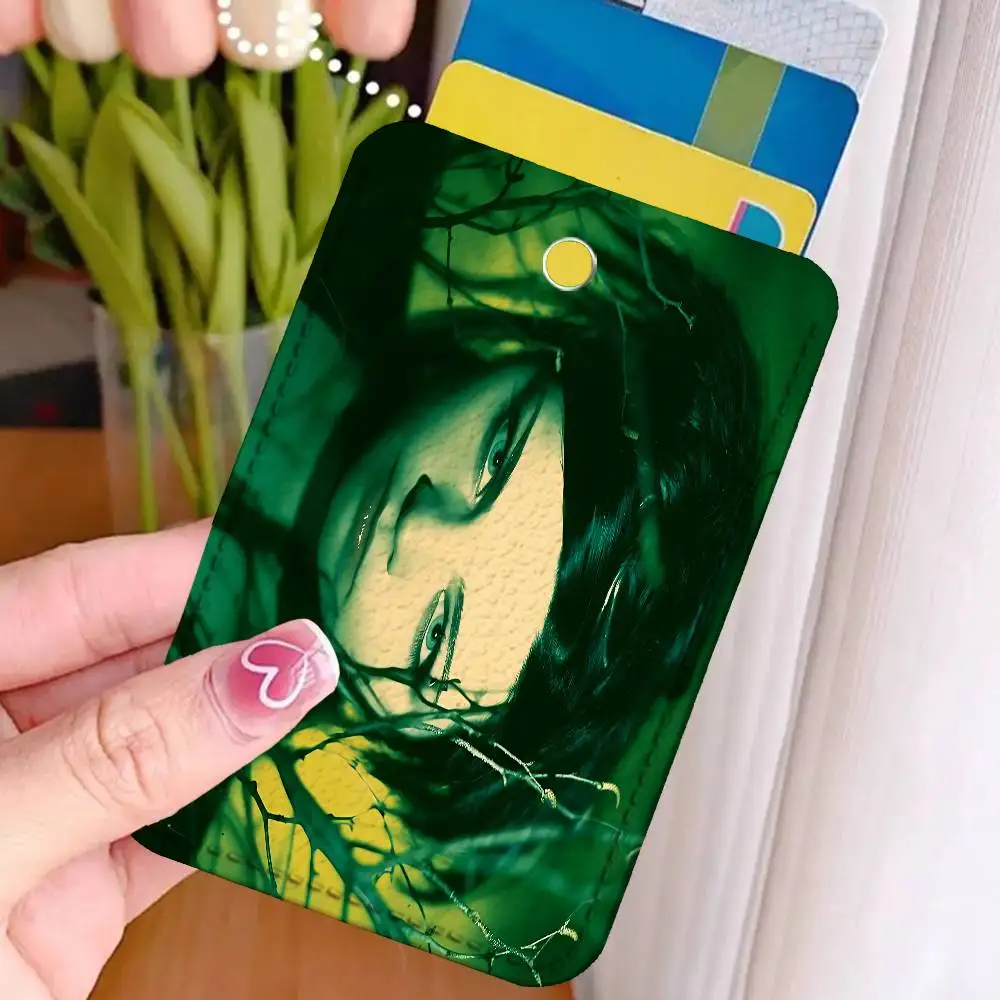 E-Evanescence Fallen A-Amy Lee Custom Access Card Case Leather Card Holder Transportation Card Case Gifts