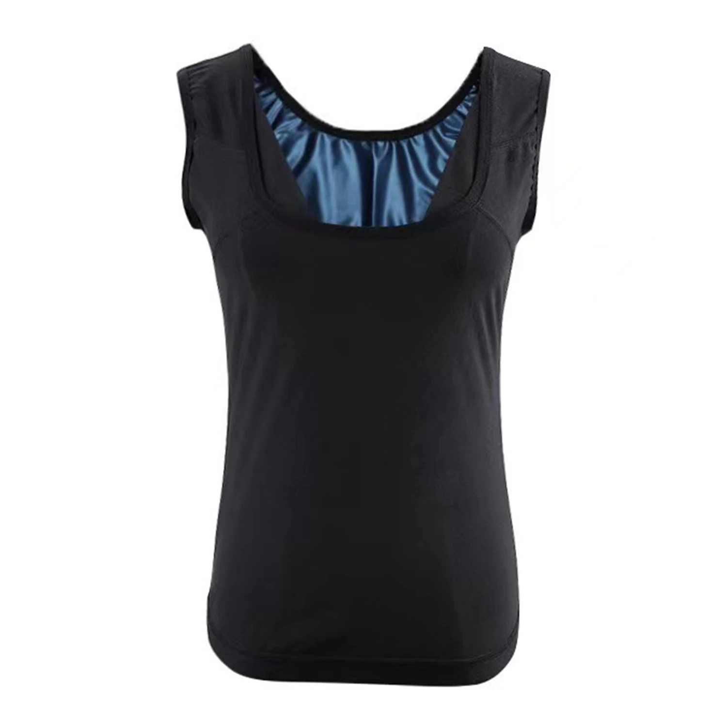 سترة تدريب الخصر للعرق بدلة الساونا للنساء لتمارين العرق بدون أكمام