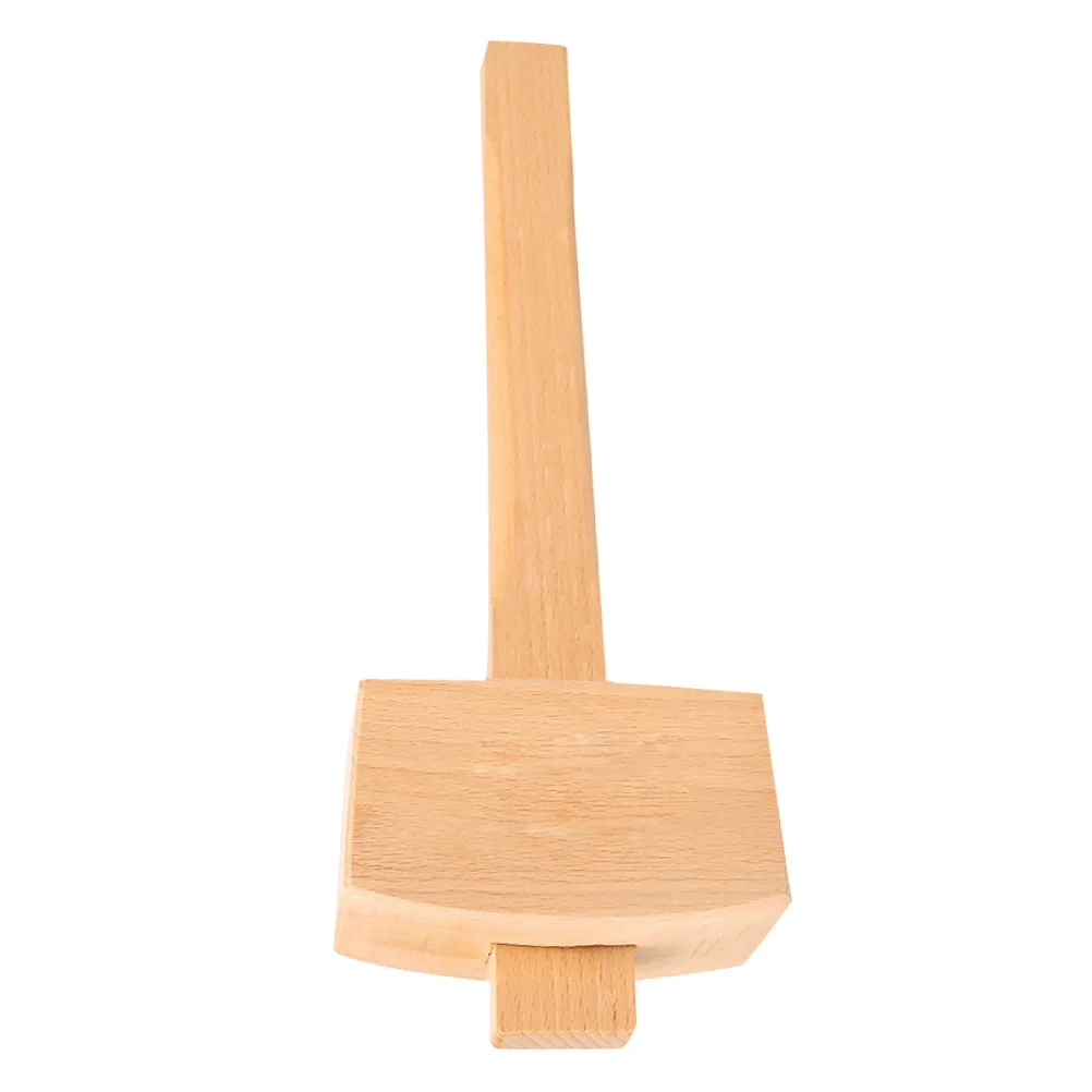 

1Pcs Portable Lightweight Wood Mallet Comfortable Grip No Hand Injury Used for Knocking Various Materials Hammer Tool