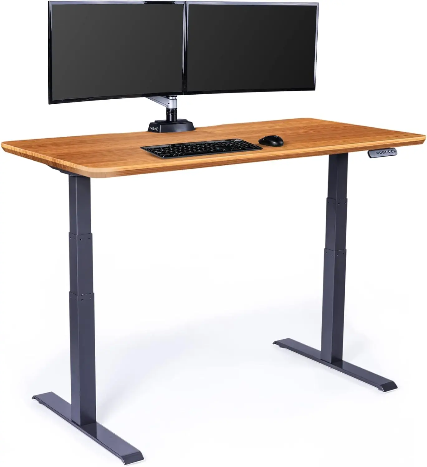 

Electric Standing Desk - 60x30 Varidesk, Adjustable Height Stand Up Desk - Dual Motor