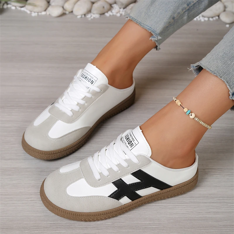 

Летние женские слипоны, удобные легкие повседневные туфли с низким вырезом, дышащие вулканизированные туфли для женщин