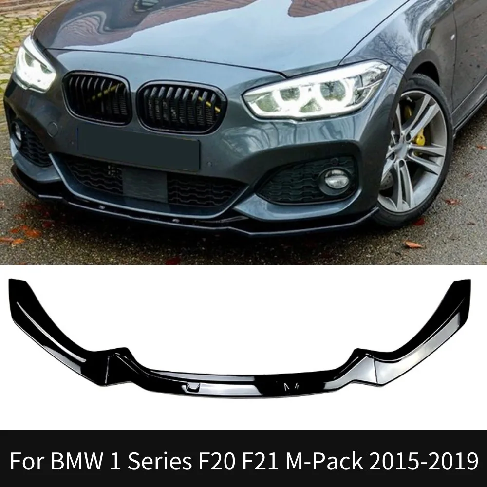 For M118i M120i M135i M140i 2015-2019 BMW 1 Series F20 F21 M-Pack Front Air Dam Splitter Bumper Lip Spoiler Deflector Tuning