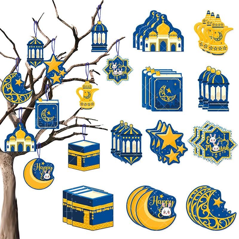 Dekorasi Idul Fitri Tag Gantung 2025 Dekorasi Ramadhan untuk Rumah Mubarak Ramadhan Kareem Idul Adha Dekorasi Pesta Muslim Islami