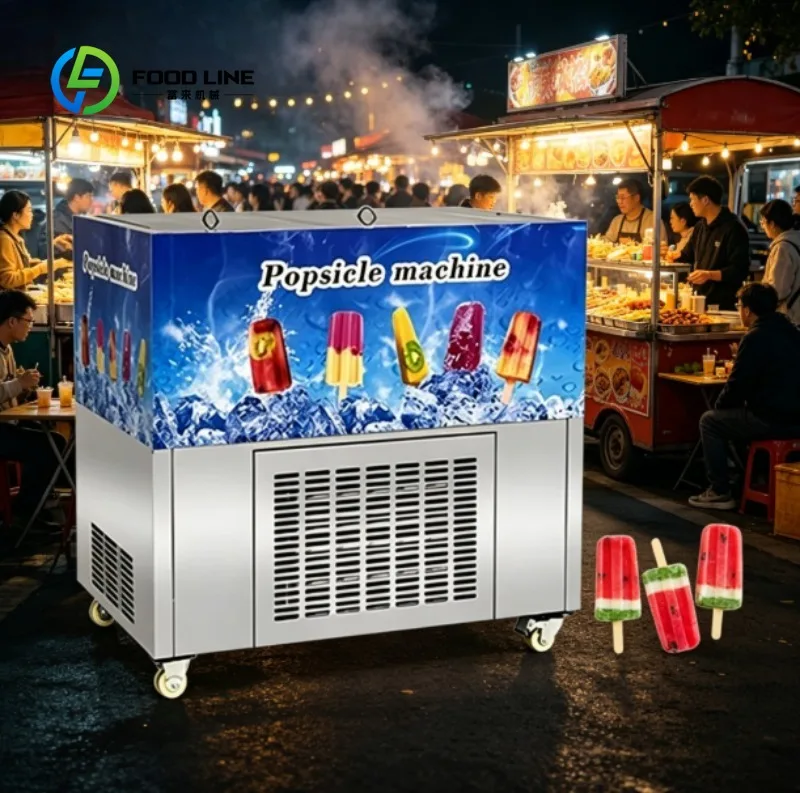 Commercial Ice Lolly Machine with Multiple Mold Capacity for Popsicle for Food Processing Restaurants Convenience Stores