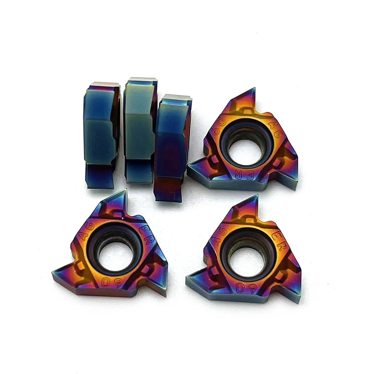 10ชิ้น MMT16ER AG60 S KT7030คาร์ไบด์แทรกเธรดเครื่องมือกลึงตัดแทรกเครื่องมือกลึงเครื่อง CNC คาร์ไบด์ทังสเตน