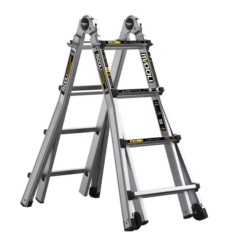 Giant Telescopic Ladder  Home Multi Functional Lifting Ladder  Aluminum Folding Ladder