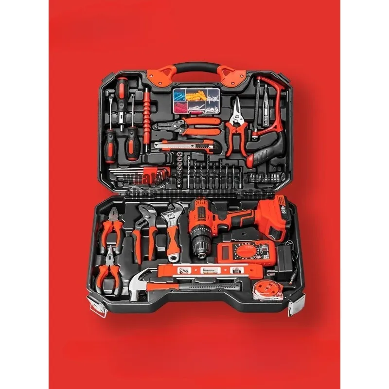 Toolbox Household combination set Multifunctional storage Hardware tools Daquan Family car maintenance Universal electrician