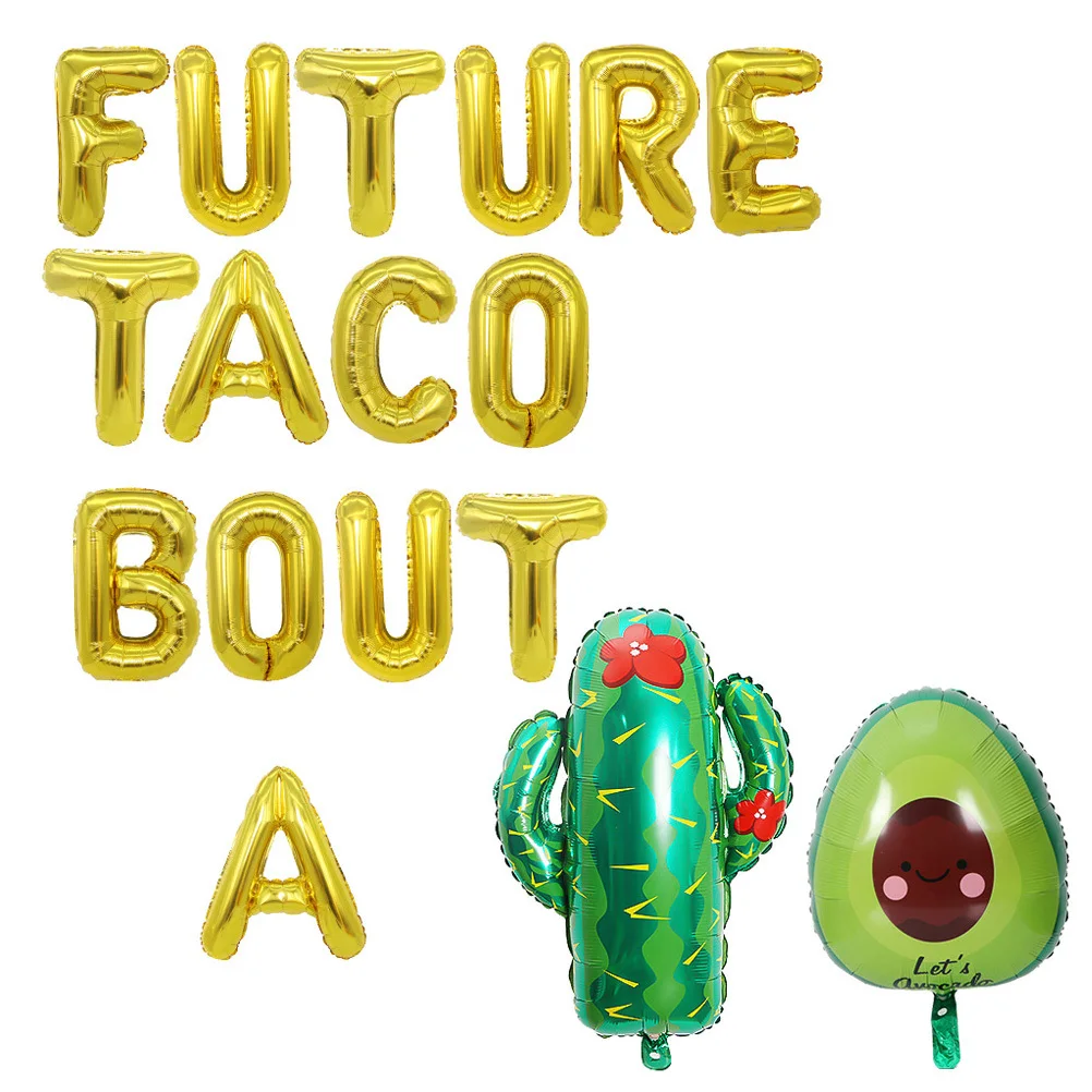 

1Set Hawaii Party Balloons Fashionable Summer Festival Balloons Aluminium Film Photo Props Party Decor Hawaii Style Balloon Kits