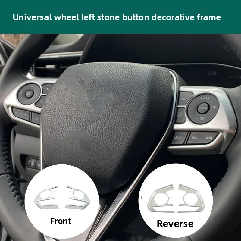 

For Toyota Corolla E210 2019 2020 2021 2022 Car Steering Wheel Left Right Buttons Cover Control Switch Keys Trim Panel Cover Kit