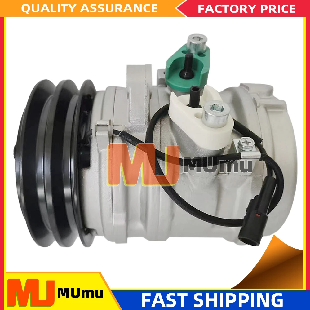 

SP10 AC Compressor For Hyundai Atos Kubota Landini Massey Zetor 720975 717638 3541139M91 40420009 46443509 46469764 22E9791110