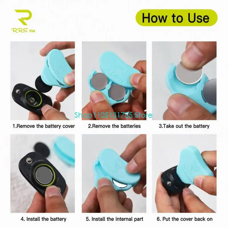 K0EF Easy-Carry Lid Opener for Heart Rate Monitors and Cycling Equipment with Side Openings and Battery Storage Space