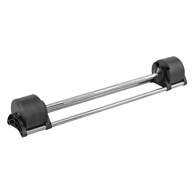

2-in-1 Adjustable Gym Free Weights Set Adjustable Barbell with Weightlifting Barbell Increments 1