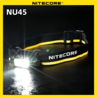 Nitecore NU45 Headlamp 1700 lumens lightweight Dual Beam Headlight Running Flashlight Rechargeable Waterproof Camping Head lamp