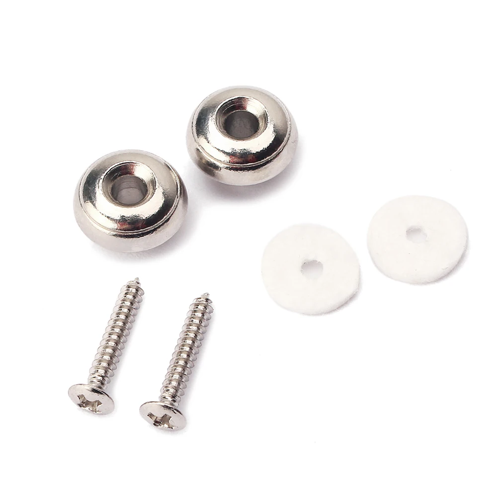 

2 pcs Guitar Strap Locks Metal Buckle Replacement Parts Electric Guitar Accessories Mushrooms Head Durable Easy Install