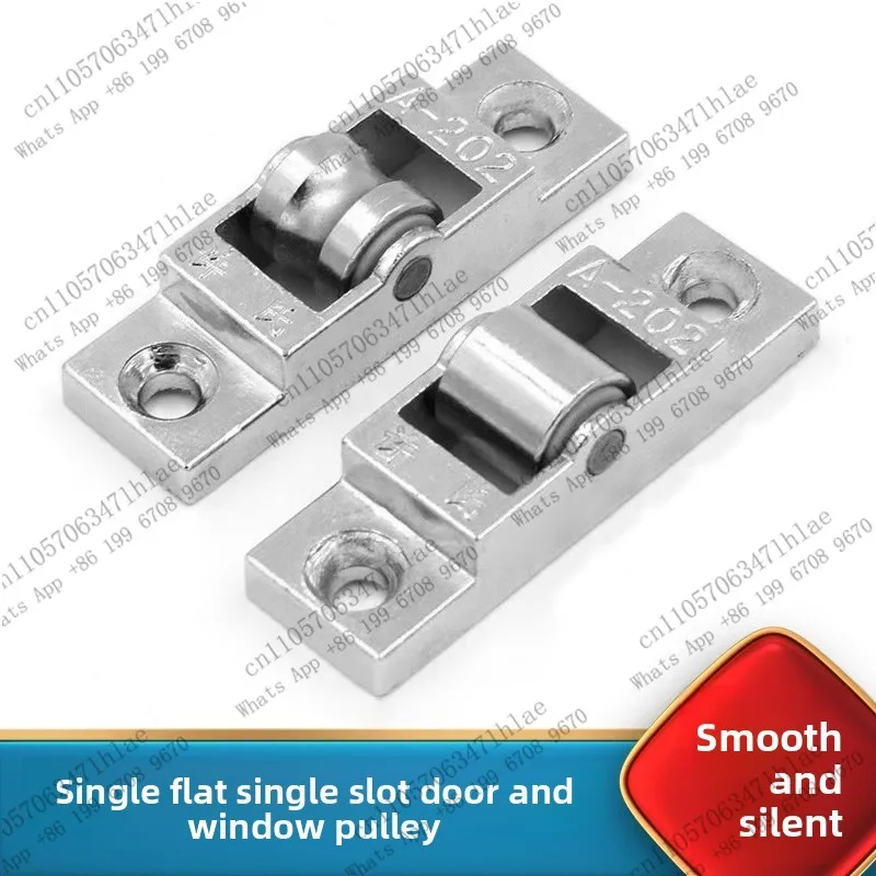 2pcs/10pcs Plastic Steel Window Single Slot Sliding Wheel Single Flat Sliding Wheel Push Pull Window Accessories
