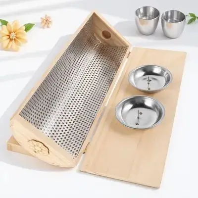 عنق الرحم قابلة لإعادة الاستخدام الكى دعم الرقبة الخيزران ساونا مسند الظهر وسادة تنفس النوم مكتب المنزل