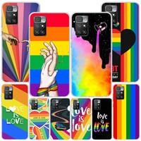 Love Is Love LGBT Rainbow Phnoe Case for Xiaomi Redmi 12 12C 10 10A 10C 10X 9 9A 9C 9T 8 8A 7 7A 6 6A S2 K20 Pro K40 Unique Cove