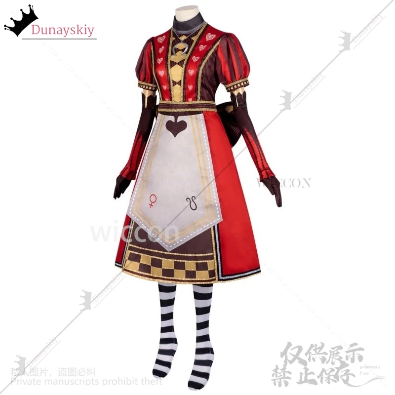 Anime Game Alicee Princess fur s, Madness Maid Tablier, Lolita Wigs, Props for Women, Girls, Halloween Party, Cosplay Costume, bt