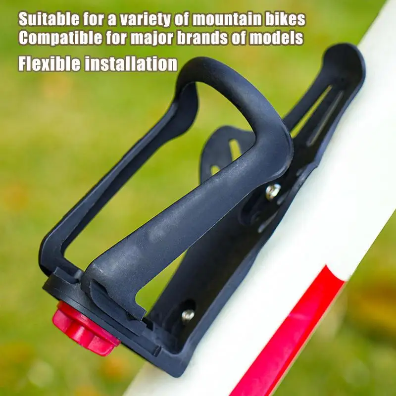 

Cup Holder for Bikes Adjustable Drink Holder for Water Bottle 360 Degree Rotation No Drilling Mount Accessory for Bicycles