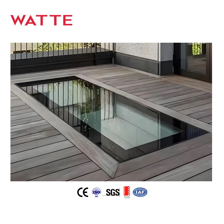 

Modern Walk-On Rooflight Decking Waterproof Anti-Slip Skylight Aluminum Alloy Frame Automatic Vertical Style-Factory Direct Sale