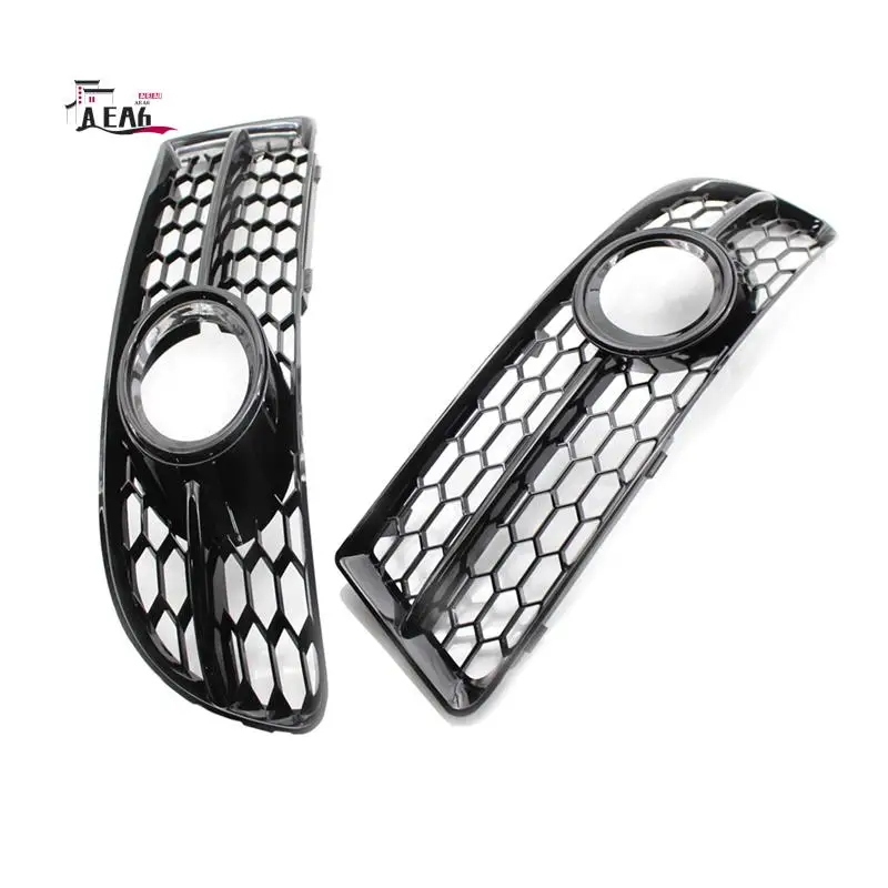 

AEA6-передний бампер сотовая сетка противотуманных фар крышка решетки для A4 B7 S4 B7 A4 S-Line 2005-2008 8E0807681F 8E0807682F