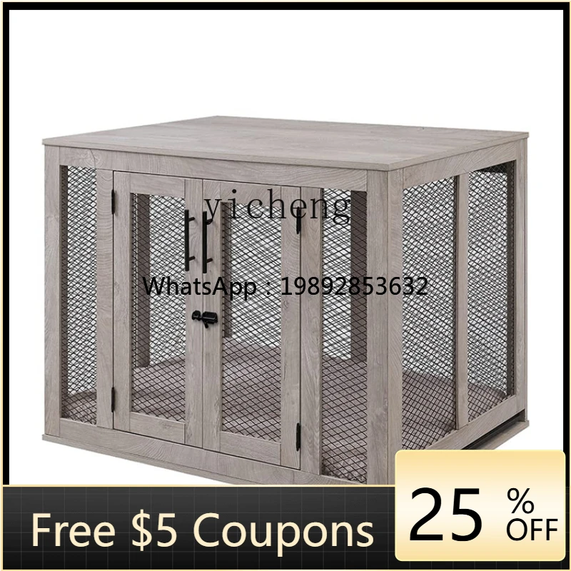 AB Dog House Multifunctional Wooden Furniture Side Cabinet Kennel Universal Pet Dog House