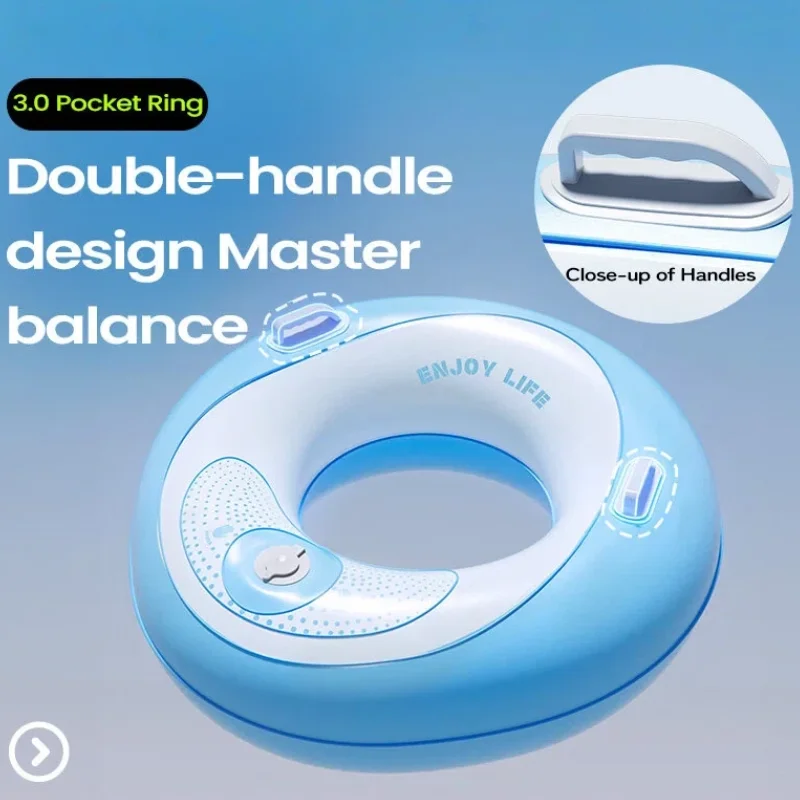 Dwuuchwytowy dmuchany koło do – Pool Float Ring Inflatable recenzja i cena