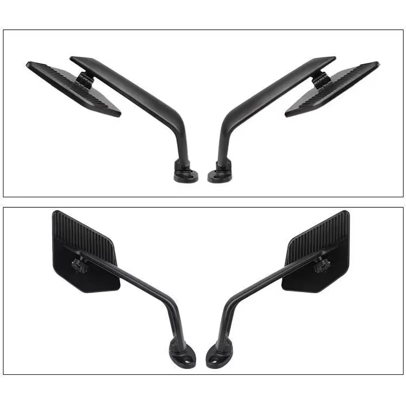 Nuevo Espejo Retrovisor Universal Modificado para Motocicleta Eléctrica, Espejo Retrovisor de Gran Visión, Compatible con Honda, Yamaha, Kawasaki