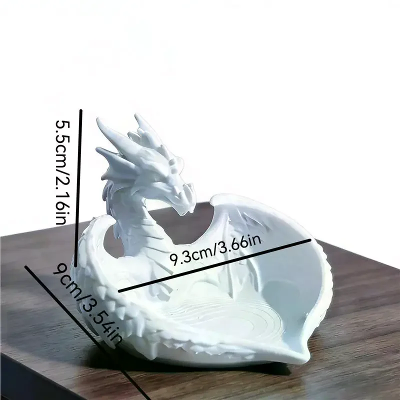 Minimalist Dragon Shape Jewelry Storage Tray INS Mini Key Tray Simple Elegant Bracelets Organizer Room Decor