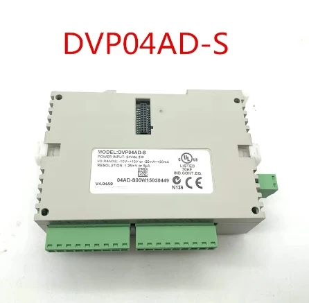 

DVP04ADS-PLC analog I/O module, original S Series, DVP04AD-S, AI4 PLC, in stock