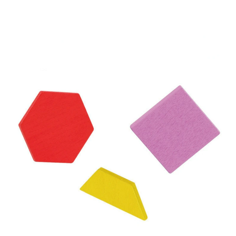 لعبة تعليم مونتيسوري خشبية 155 قطعة من ألغاز الأشكال الإبداعية للأطفال لعبة تعليمية مبكرة ألغاز شكل هندسي متنوعة