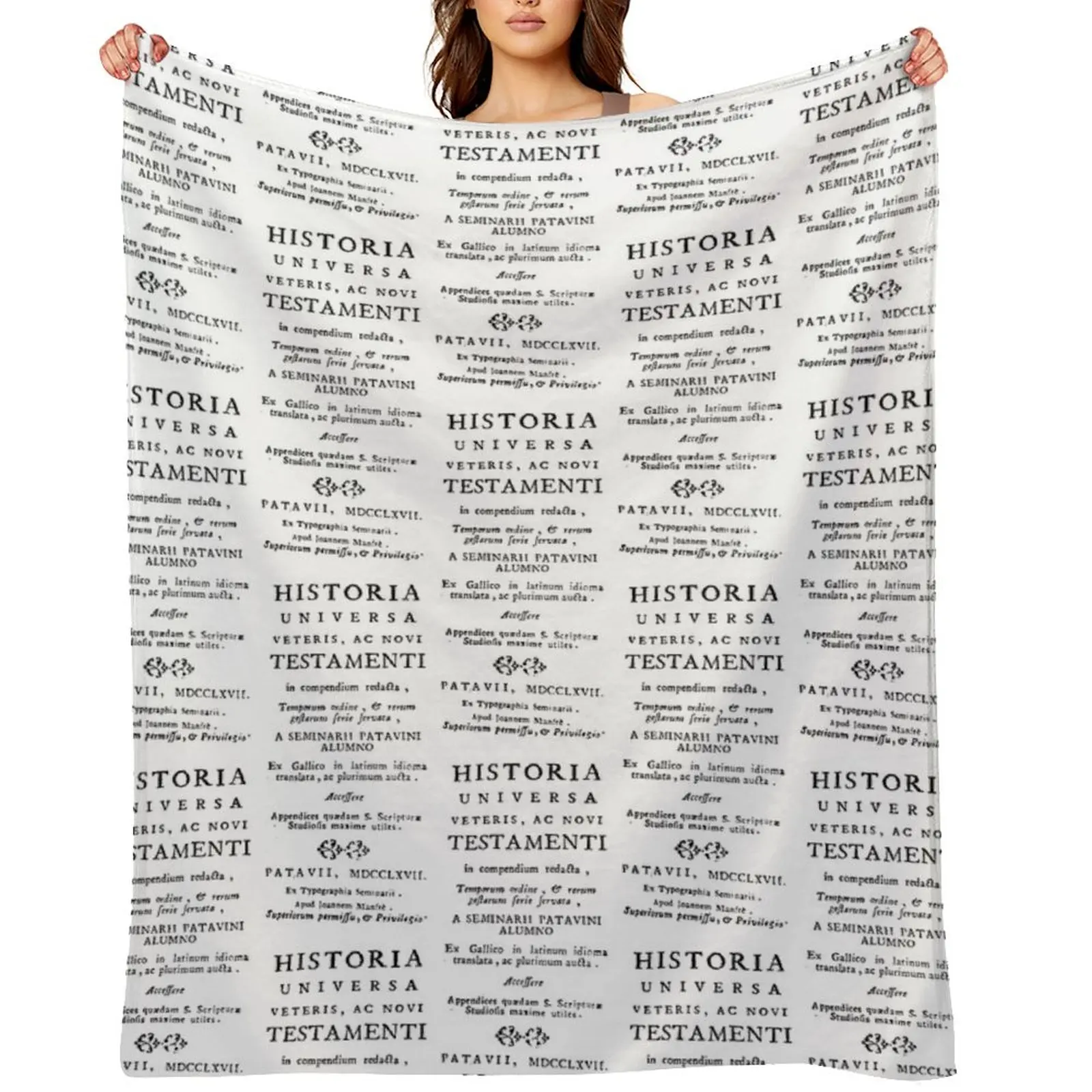 First page of an old book Throw Blanket Summer Luxury Throw Thin valentine gift ideas wednesday Giant Sofa Blankets