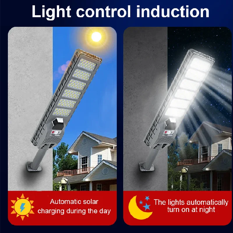 2025 Upgrade 600W Solar LED Street Light Waterproof Motion Sensor Outdoor Wall Lamp for Garden Pathway Yard Lighting Home Decor - Image 2